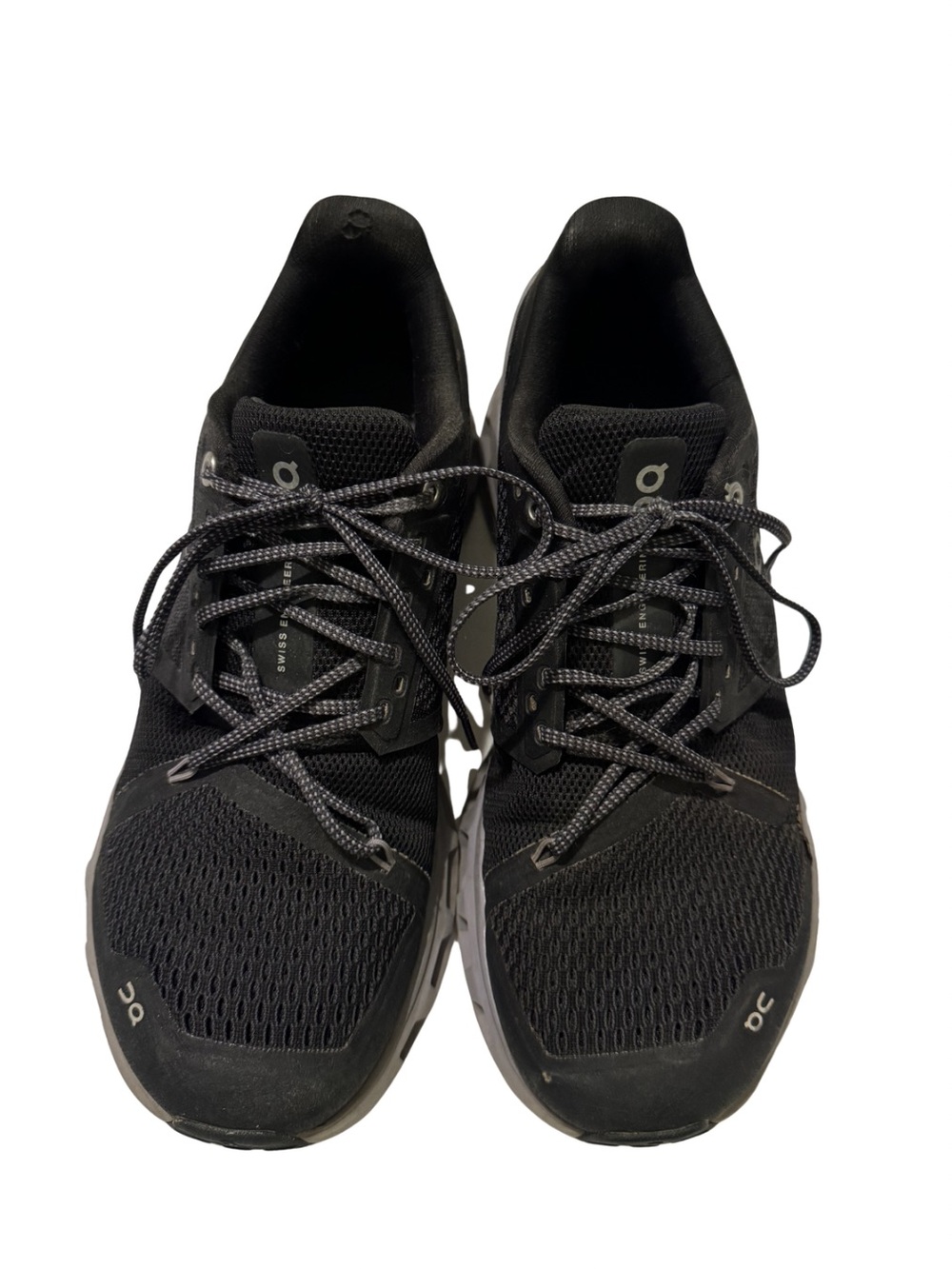 On Cloud Lightweight Black & Lavender Running Shoes - Picture 2 of 6